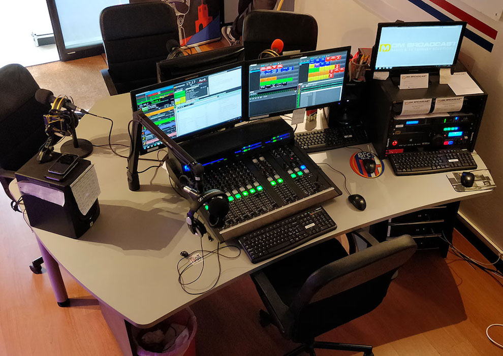 radio broadcast studio