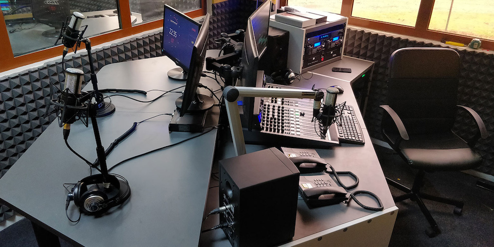 radio broadcast studio